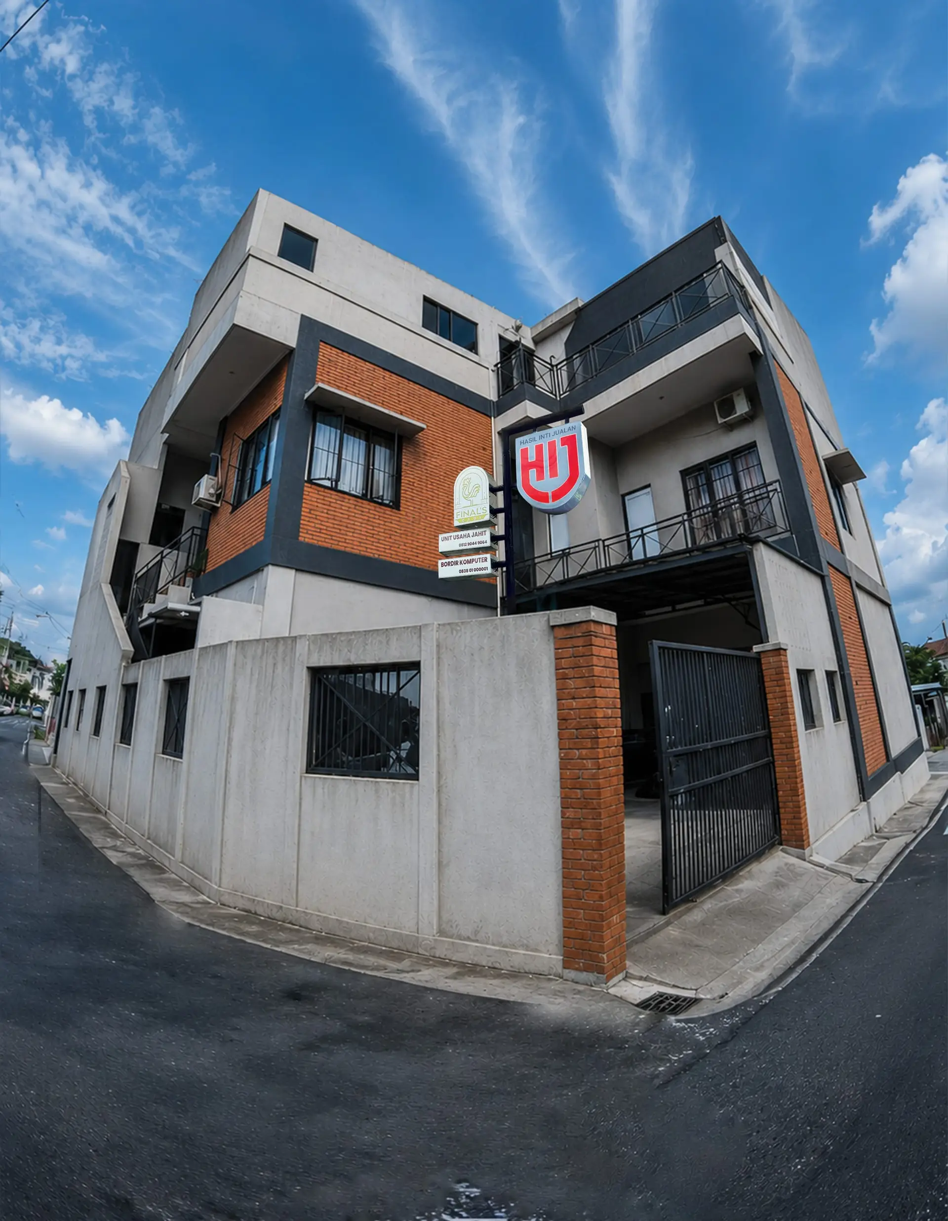 Gedung workshop PT Hasil Inti Jualan di Harjamukti, Depok